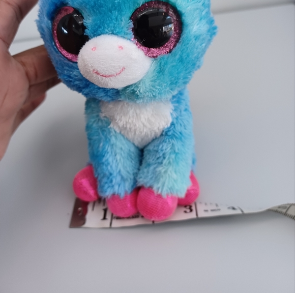 -TY Beanie Boos Stitches The Unicorn Exclusive (Glitter Eyes) Small 6" Toy Plush - Picture 10 of 10
